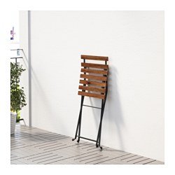 كرسي ايكيا خارجي خشب اكاسيا قابل للطي 2022.291714.1034 - أسود/رمادي/بني