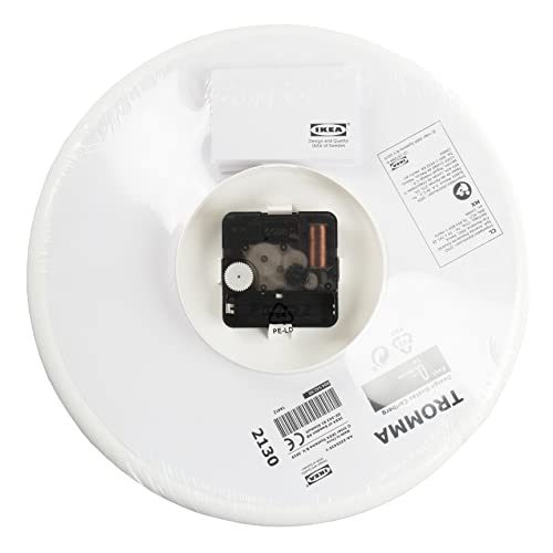 ساعات حائط مكتبية من تروما ايكيا - 25 سم - 3 قطع - أبيض