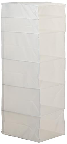 منظم ايكيا مع مساحات تخزين - ابيض