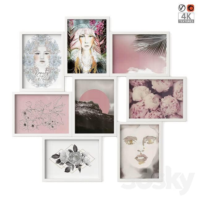 براويز صور ايكيا - 8 صور - أبيض