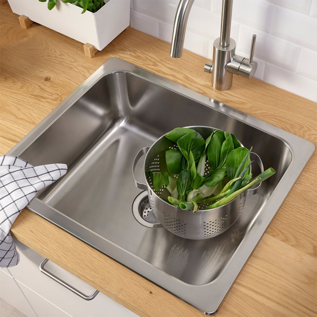 مصفاة ORDNING ستينلس ستيل من ايكيا - 23 سم