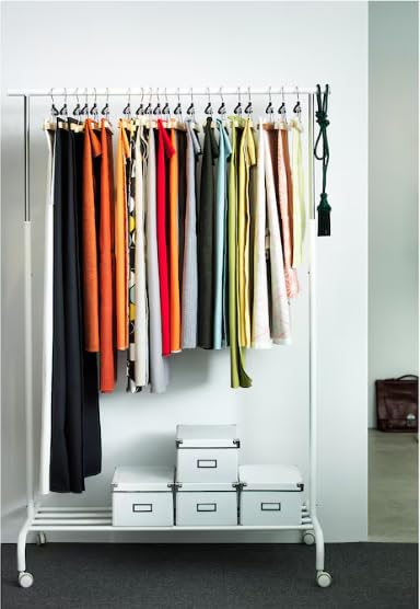 حامل ملابس ستوكلاند من ايكيا موديش - أبيض