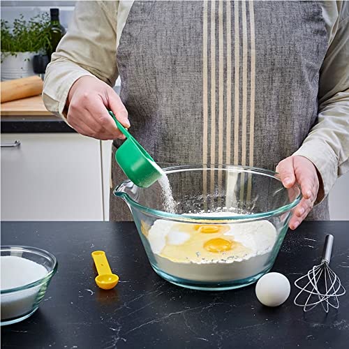 كوب قياس ابفيلد ايكيا - 2 قطعة - اخضر فاتح/اصفر فاتح