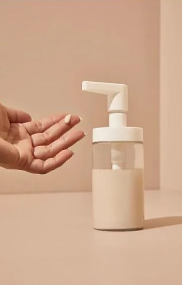 موزع صابون تاكان من ايكيا - 3 قطع - شفاف/ابيض