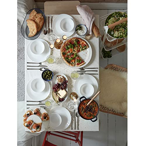 أطباق عميقة كلاسيكية ايكيا - 15 سم - 6 قطع - أبيض