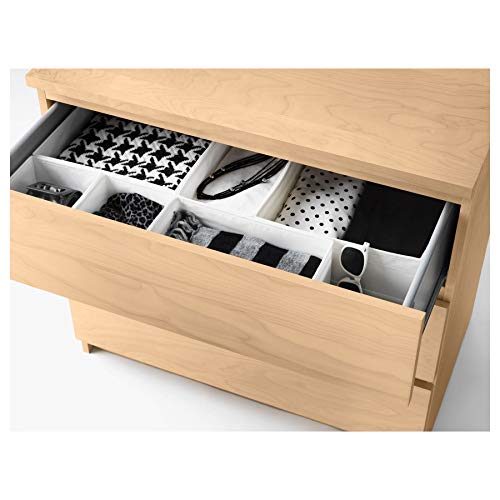 صناديق تخزين سكوب ايكيا - 6 قطع - ابيض