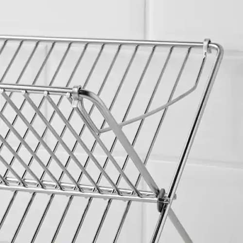 رف تجفيف اطباق ايكيا كيه فوت، ستانلس ستيل - فضي