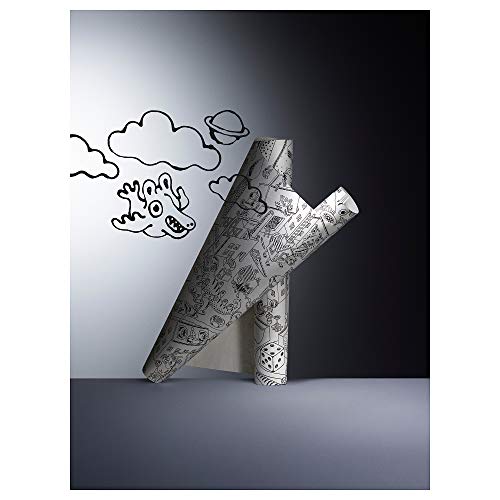 لفة ورق تلوين ايكيا - 10 متر - لاست اي جي تي - أبيض