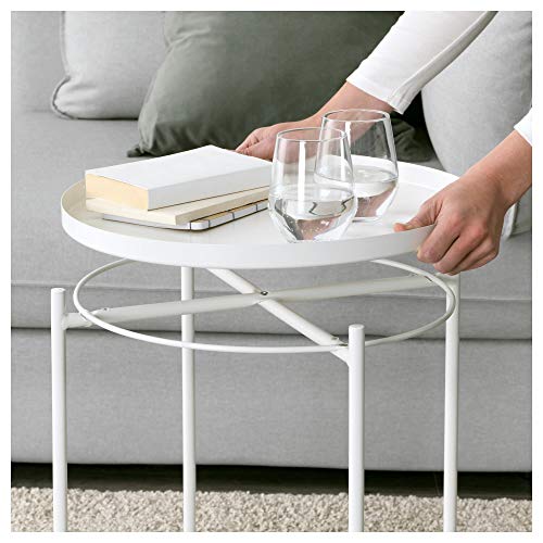 ترابيزة جانبية ايكيا جلادوم 703.378.19 - أبيض