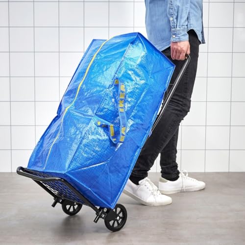 شنطة تخزين ايكيا بلاستيك - أزرق