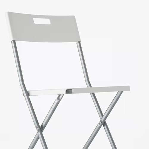 كرسي جوندي قابل للطي ايكيا - ابيض