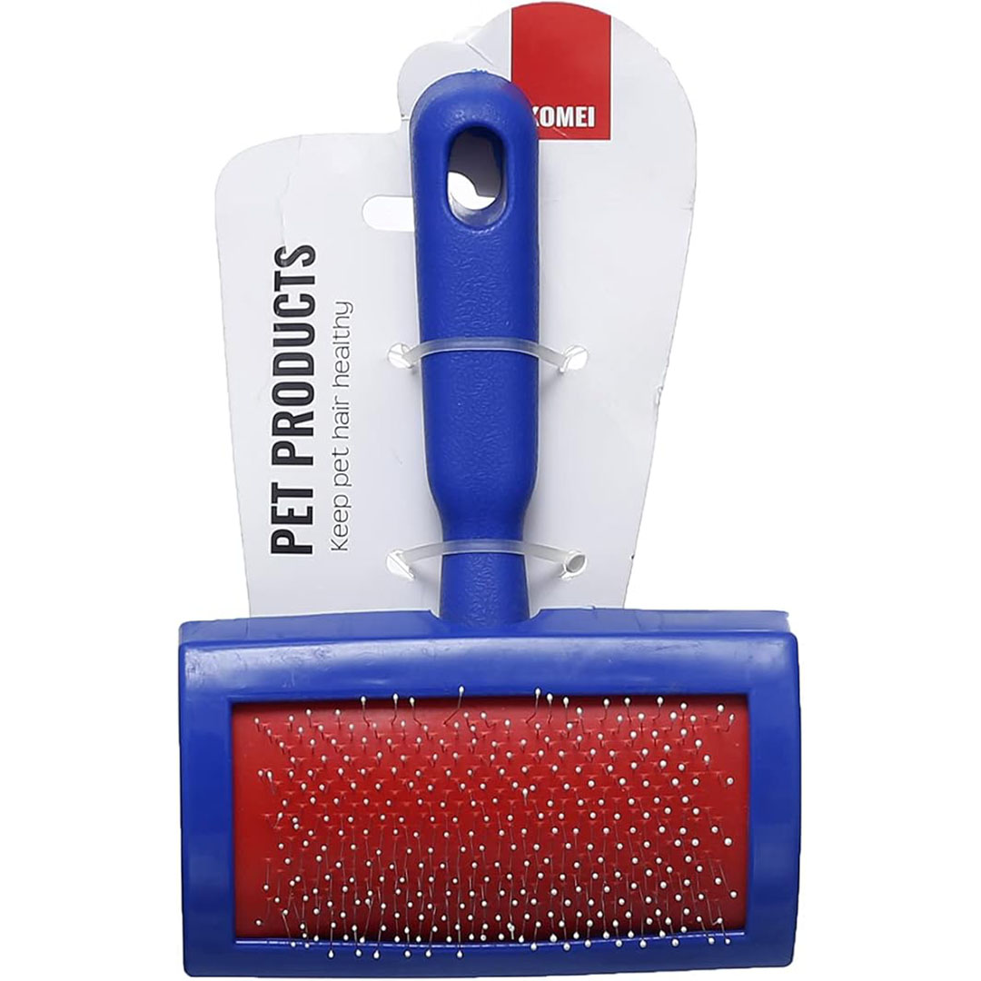 فرشاة كومي للقطط والكلاب - أزرق