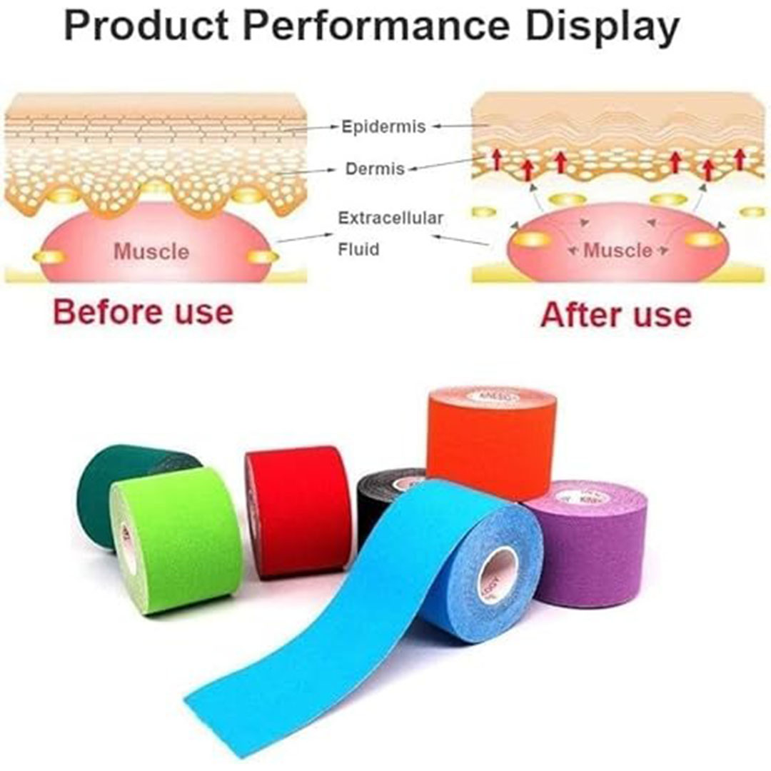 لازق طبى لالام الكتف والقدم - 5*5 سم  - بني