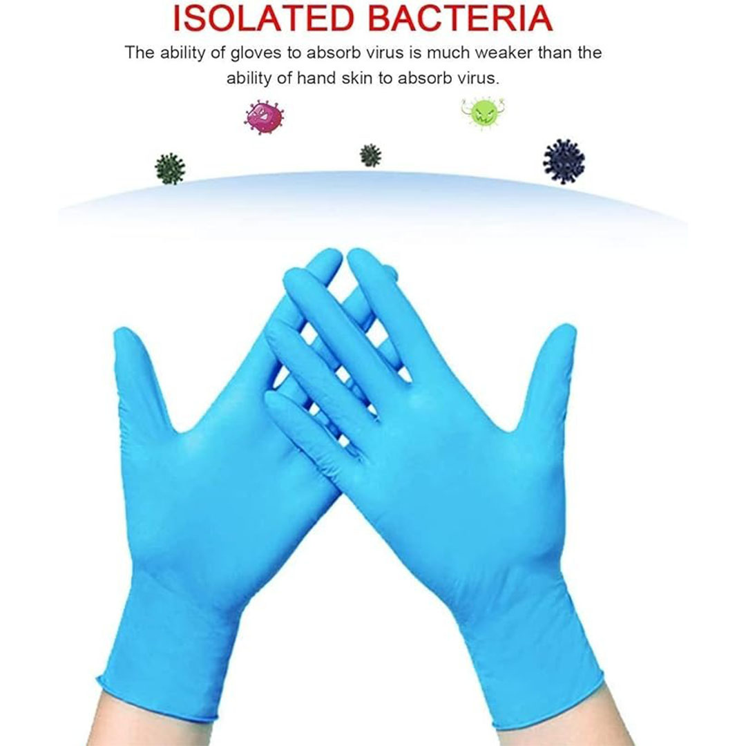 جوانتي استخدامات متعددة - 100 قطعة - أزرق