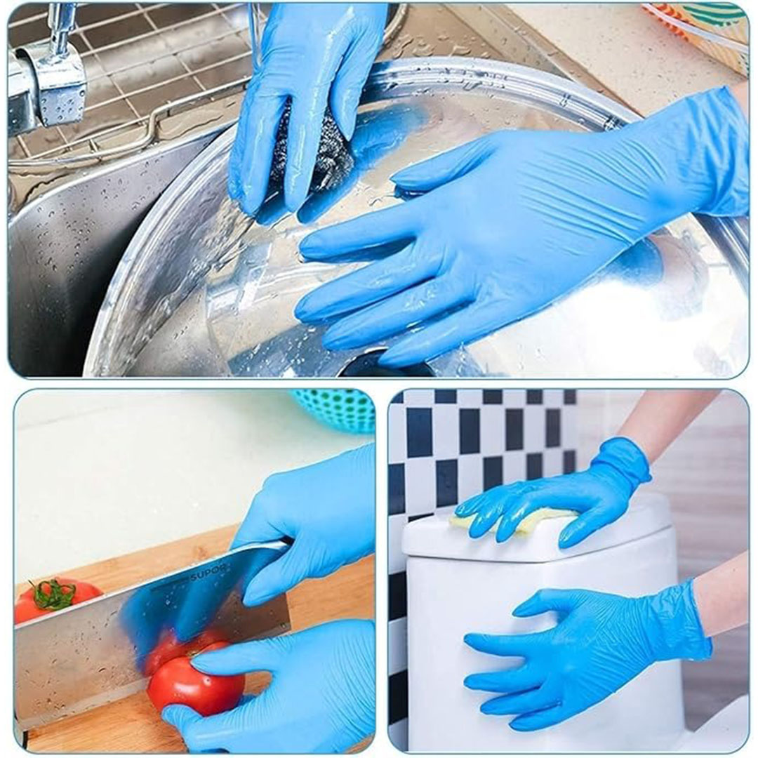 جوانتي استخدامات متعددة - 100 قطعة - أزرق