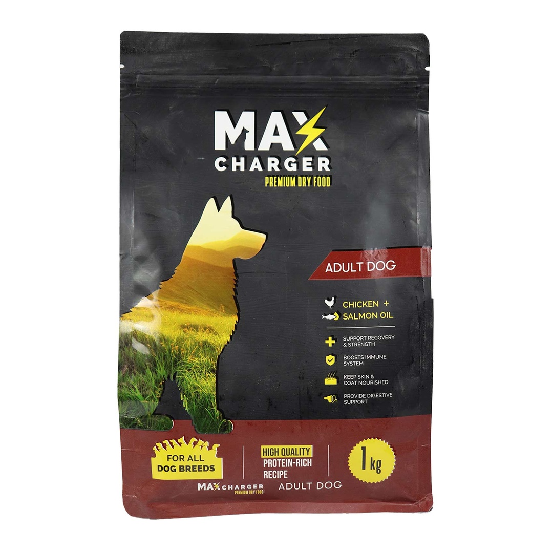 دراي فود للكلاب من ماكس تشارجر بريميوم - 1 كجم