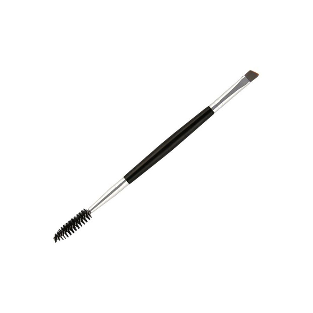 فرشاة حواجب - أسود/فضي