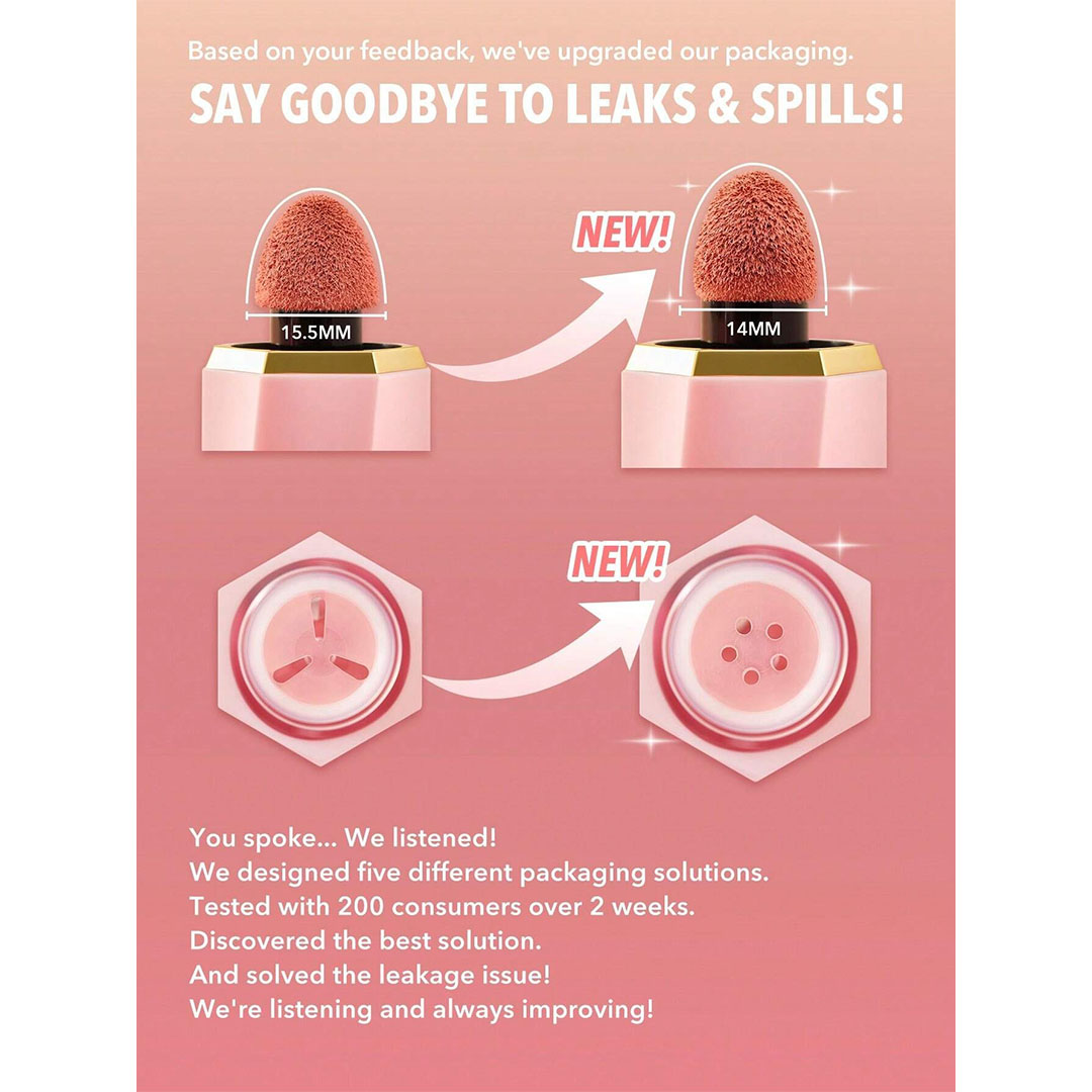 أحمر خدود سائل شي جلام - درجة هوت توبيك