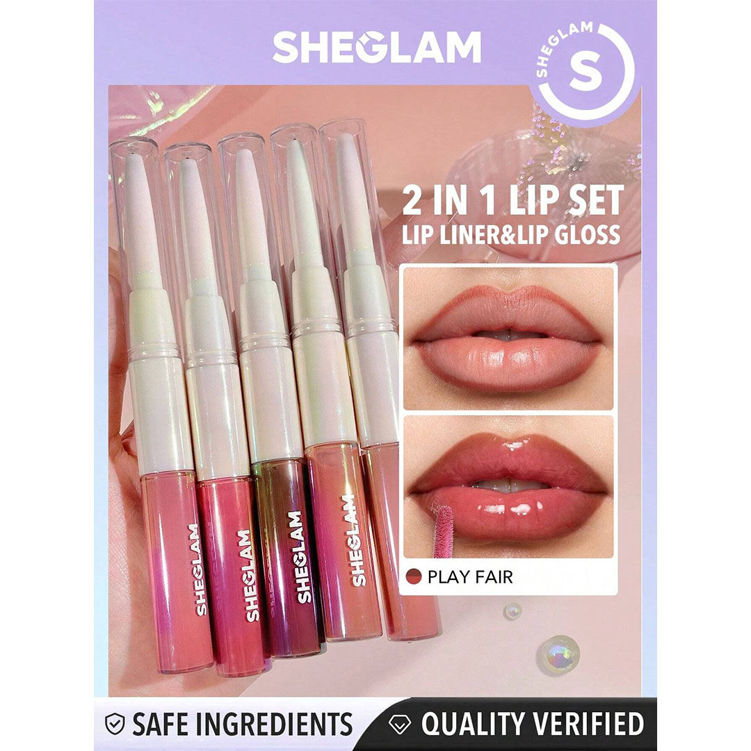 قلم تحديد الشفاه شي جلام واللمعان ليب