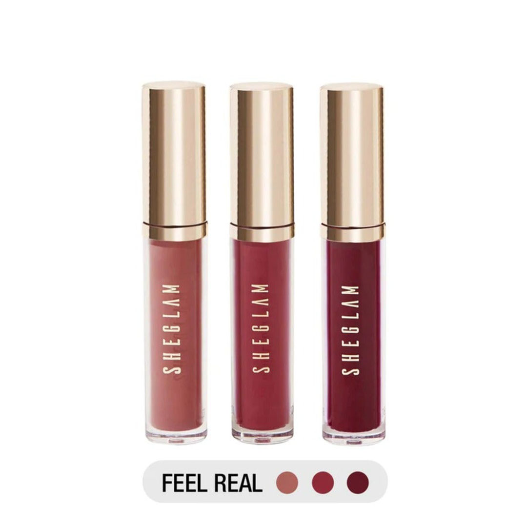 مجموعة أحمر الشفاه السائل غير اللامع شي جلام