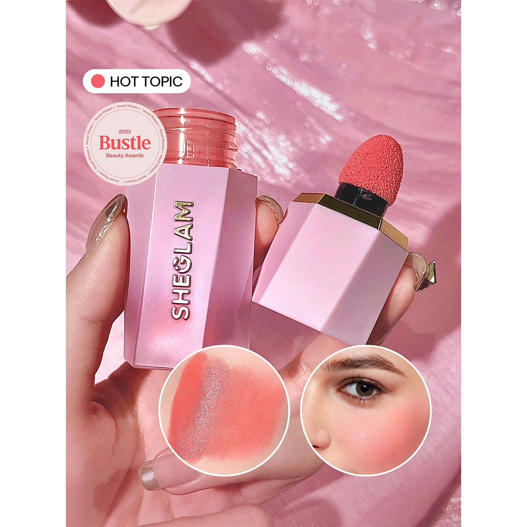 أحمر خدود سائل شي جلام - درجة هوت توبيك