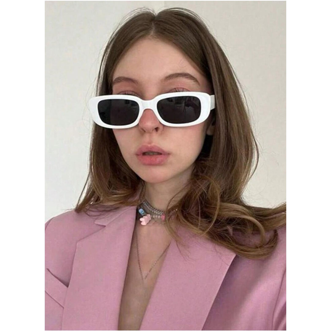 نظارة شمسية حريمي - أبيض