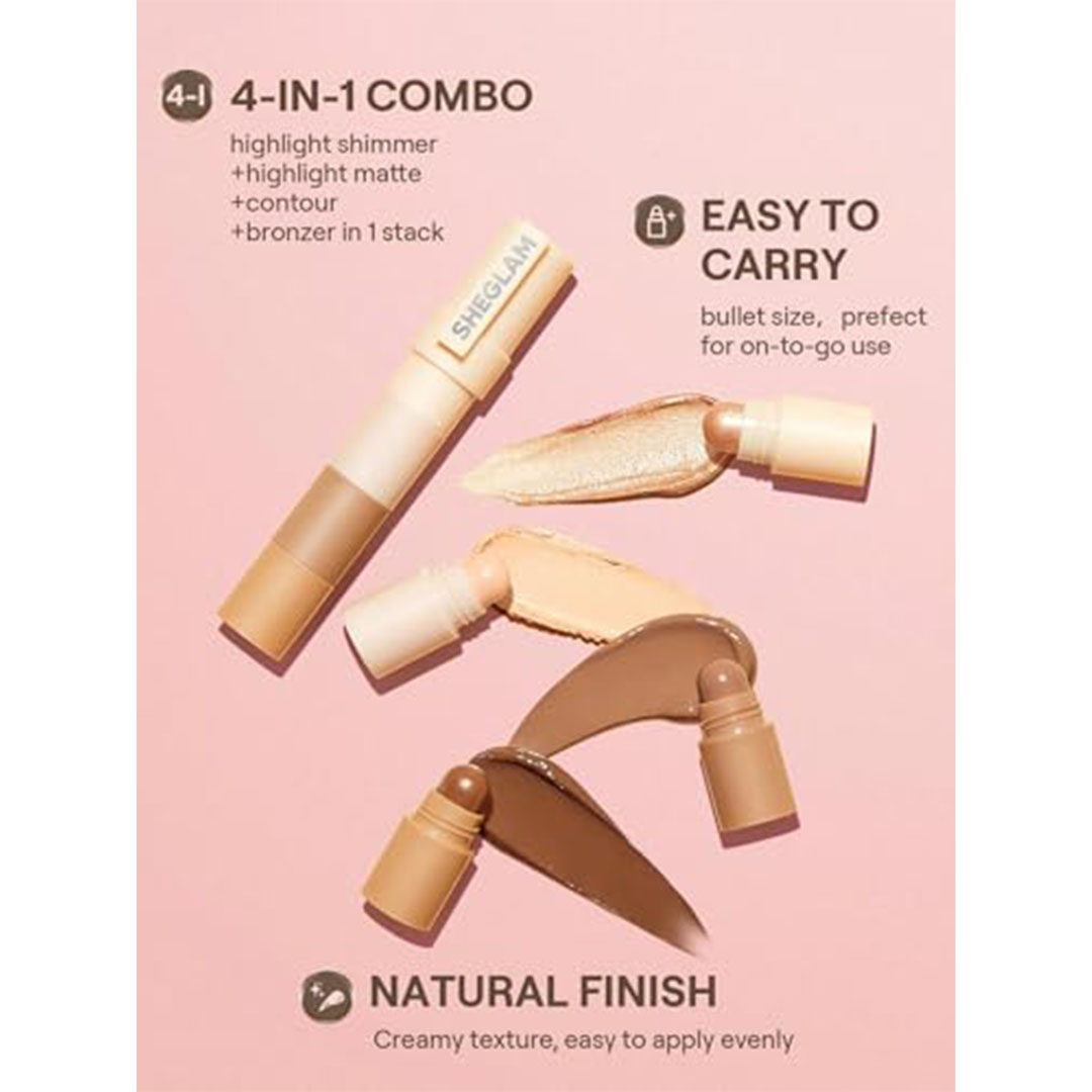 شيجلام قلم وجه مالتي جلام - بيج داكن