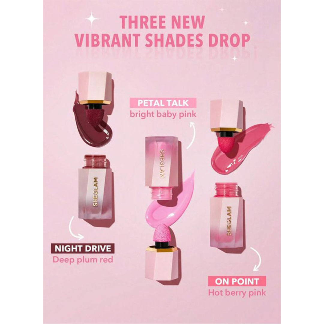 أحمر الخدود السائل شي جلام - كولور بلوم - نايت درايف