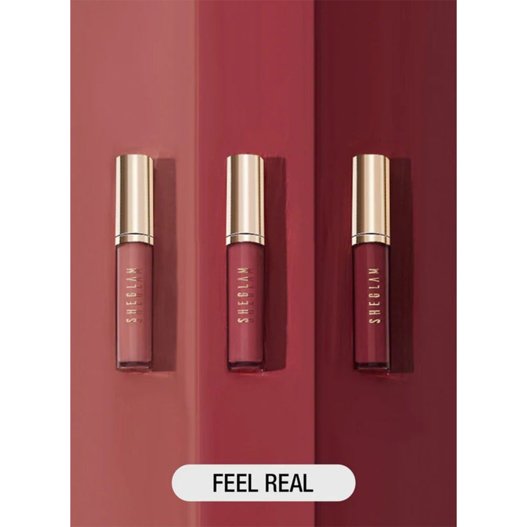 مجموعة أحمر الشفاه السائل غير اللامع شي جلام