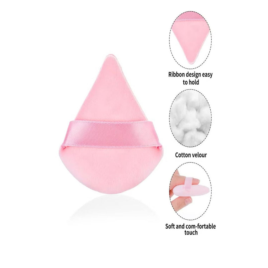 إسفنجة للبودرة السائبة وكريم الأساس - 4 قطع