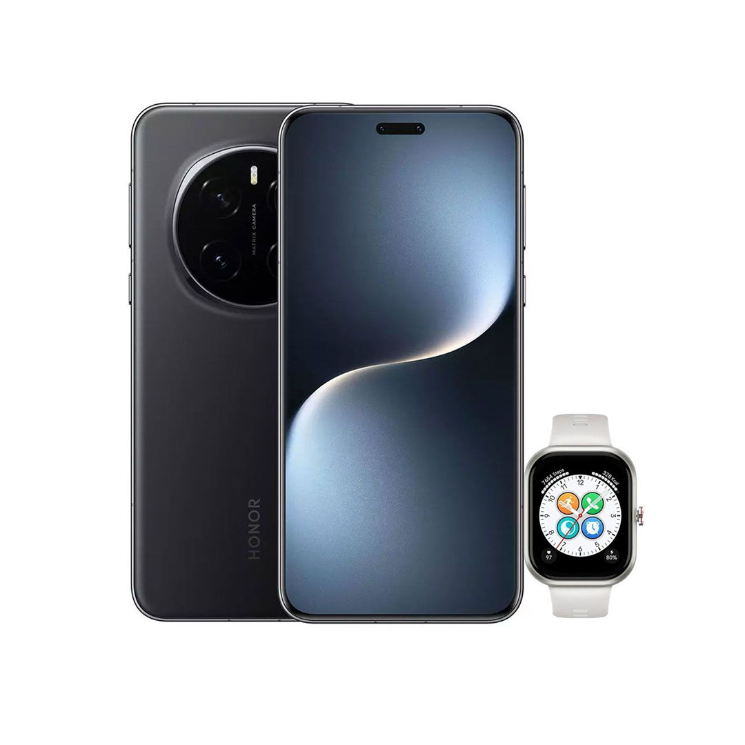 هونر ماجيك 7 برو 5G - 12 / 512 جيجا بايت - أسود + ساعة هونر تشويس هدية