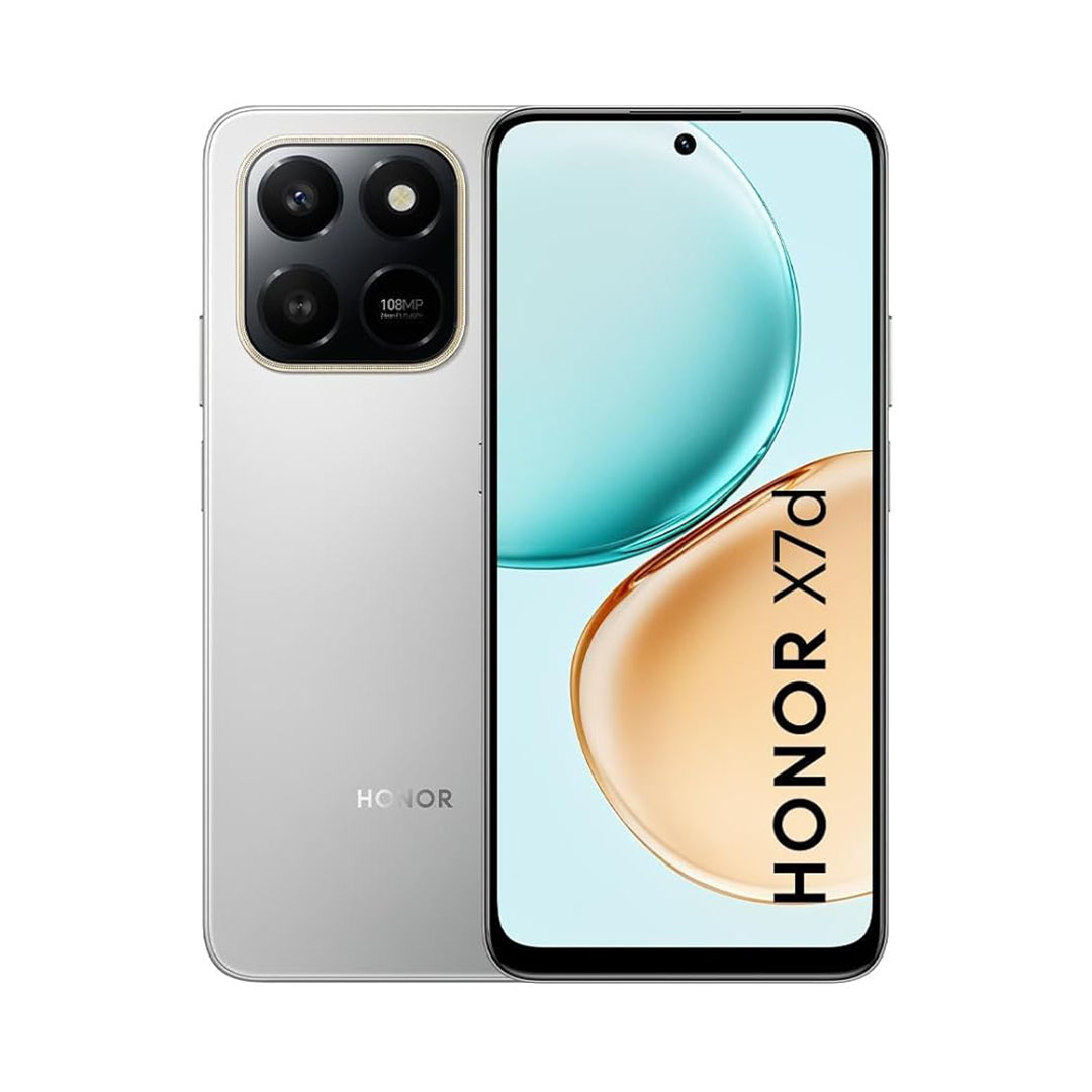 هونر X7d موبايل - رامات 8 جيجا - 256 جيجا بايت - 4G - سيلفر