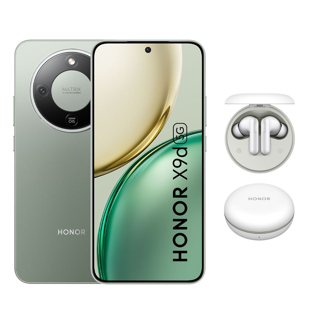 هونر X9d موبايل - 256/12 جيجا - أخضر فورست - سماعة Earbuds A Pro هدية
