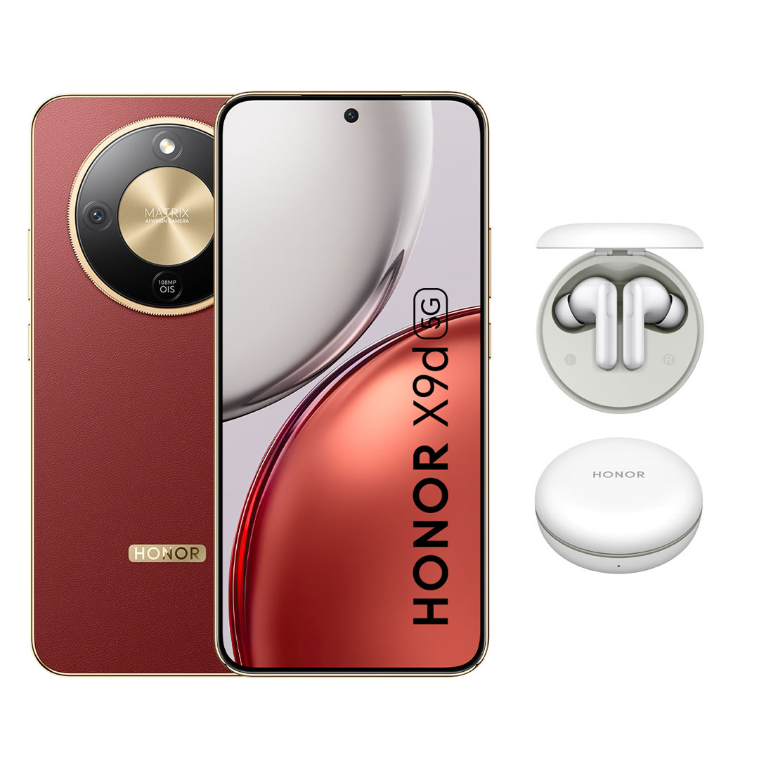 هونر X9d موبايل - 256/12 جيجا - بني - سماعة Earbuds A Pro هدية