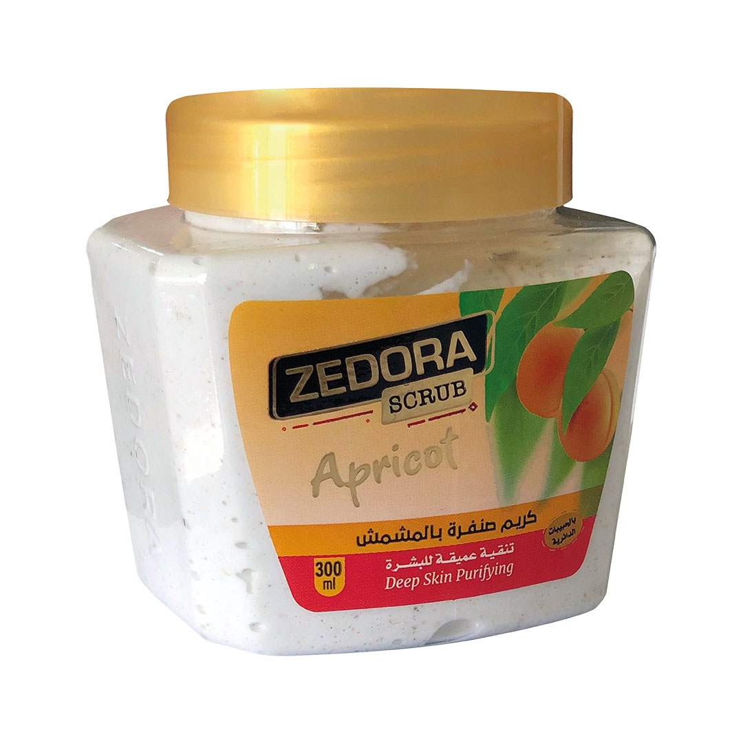 زيدورا كريم صنفرة مشمش لتنقية البشرة - 300 مل