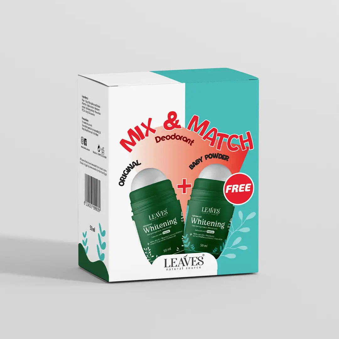 مزيل عرق من ليڤز برائحة بودرة الأطفال + رائحة اوريجينال - 50 مل + 50 مل