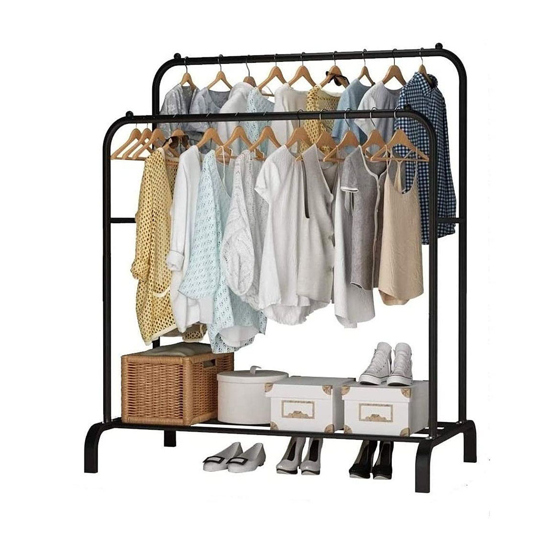 ستاند ملابس فرنساوي زوجي - اسود