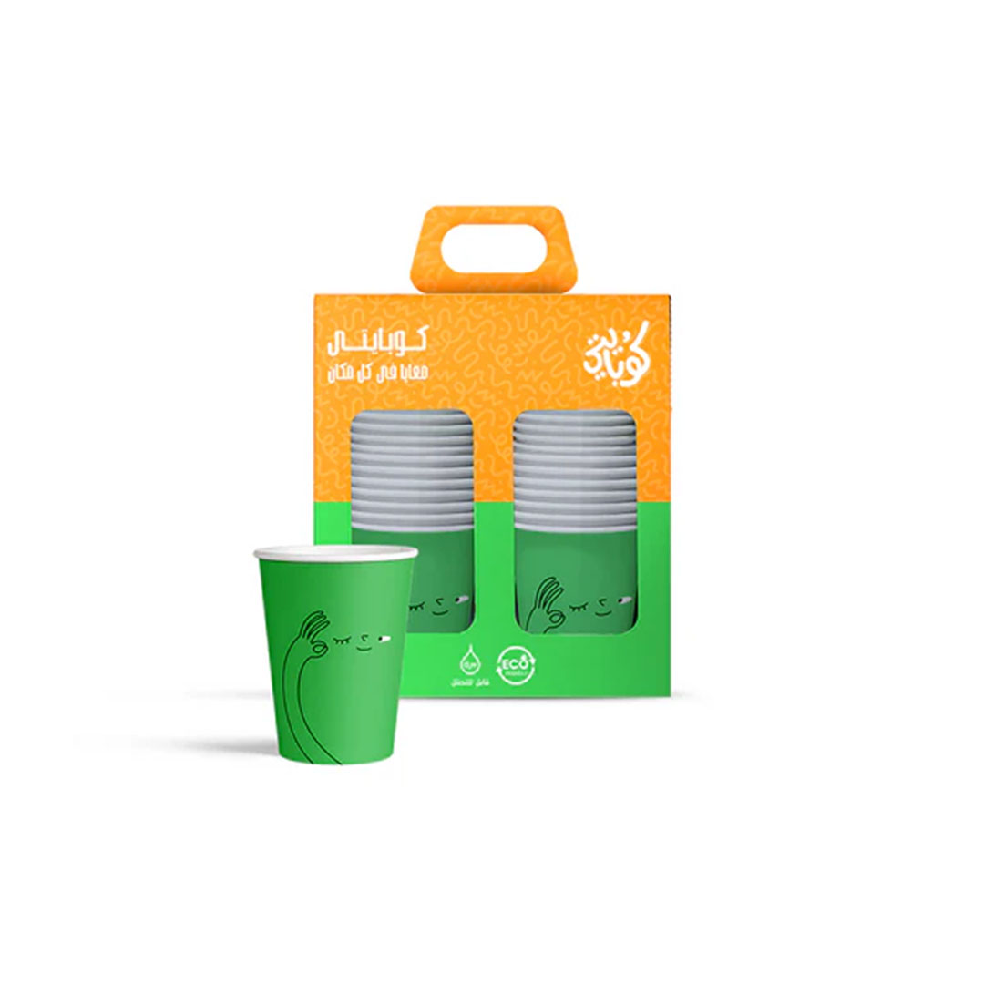 اكواب ورقية من كوبايتى - 225 مللي - 35 قطعة