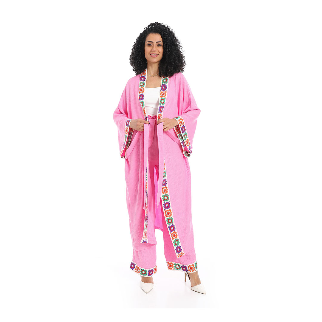 سوت كيمونو سادة حريمي s2182