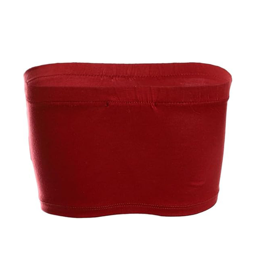 بلوزة قصيرة من القطن سادة سهلة الارتداء - s2199