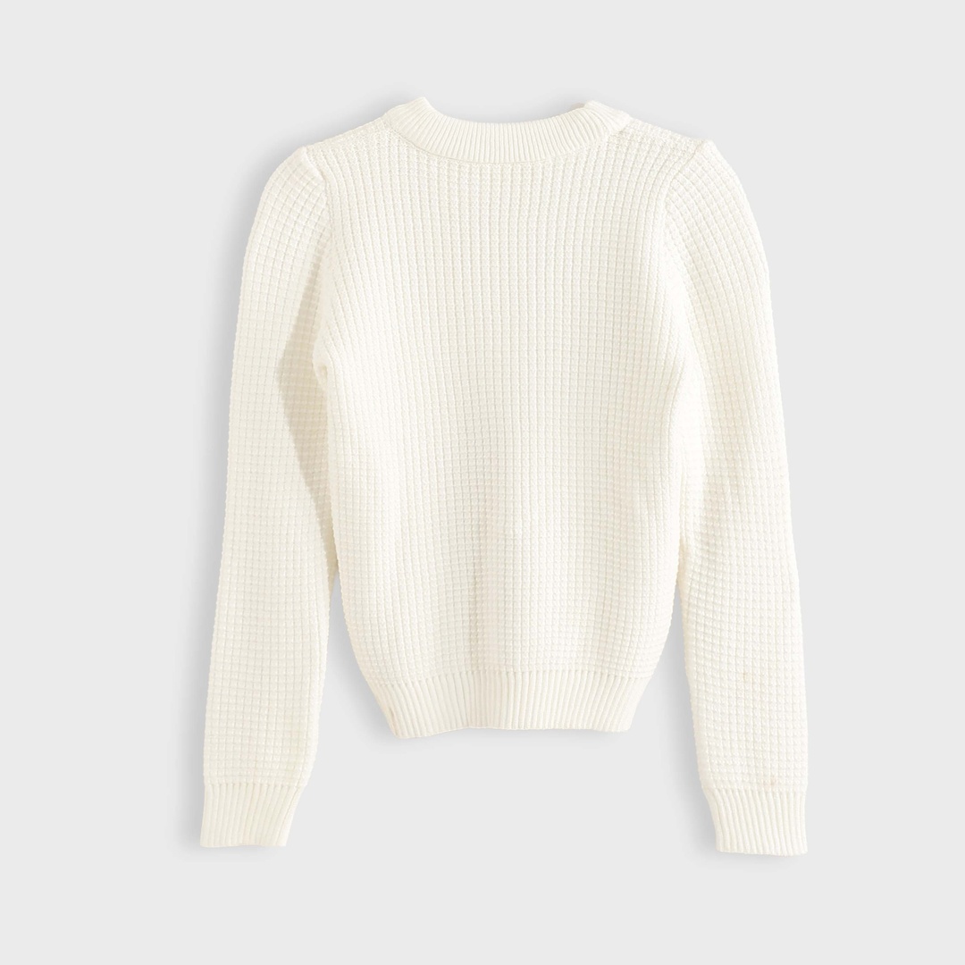 بوكليت أطفال برقبة مستديرة خامة بسكوتة - 1447