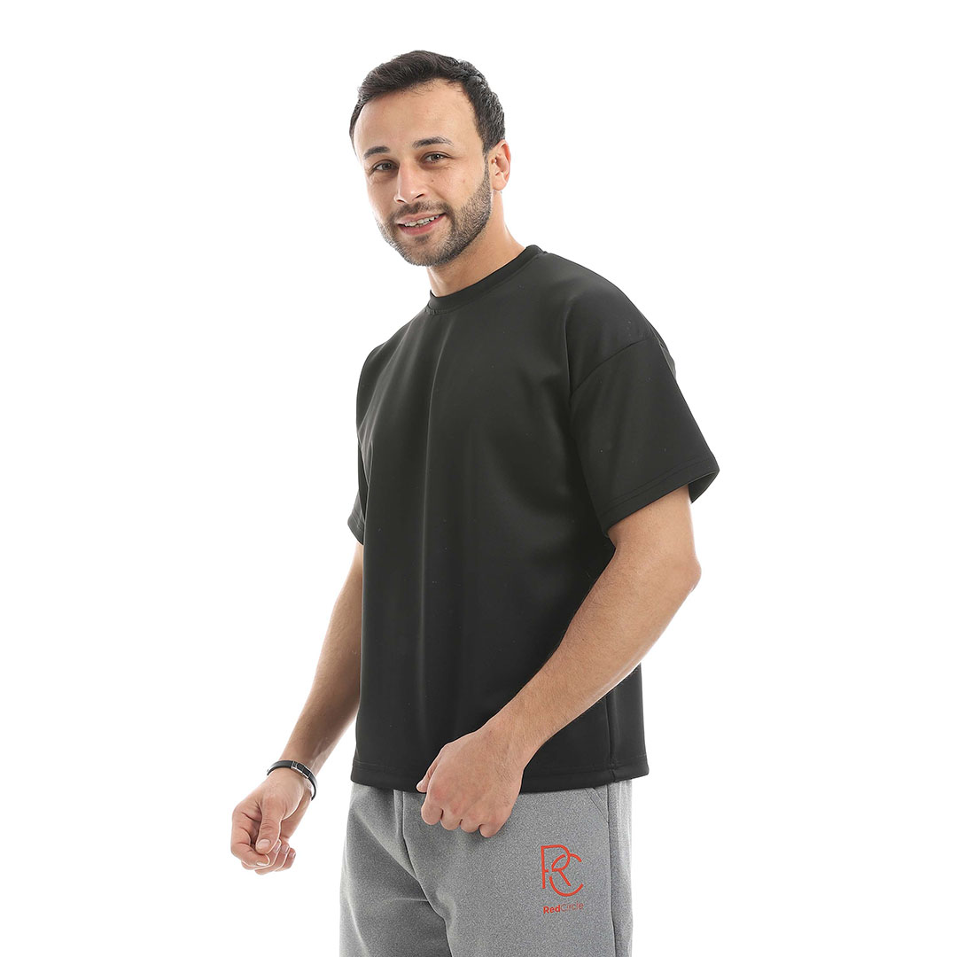 تيشيرت رجالي أوفر سايز نصف كم