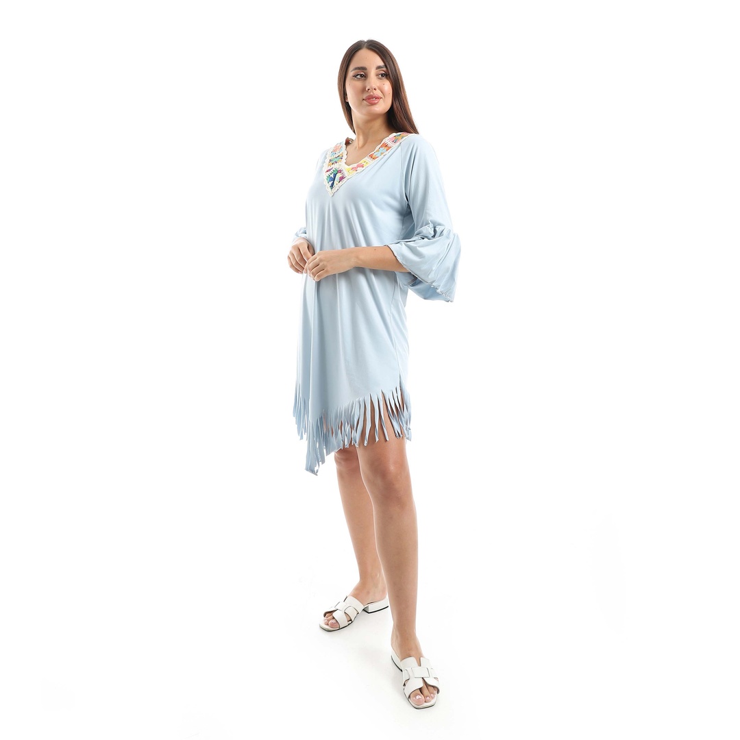 بلوزة طويلة بأكمام طويلة حريمي b39