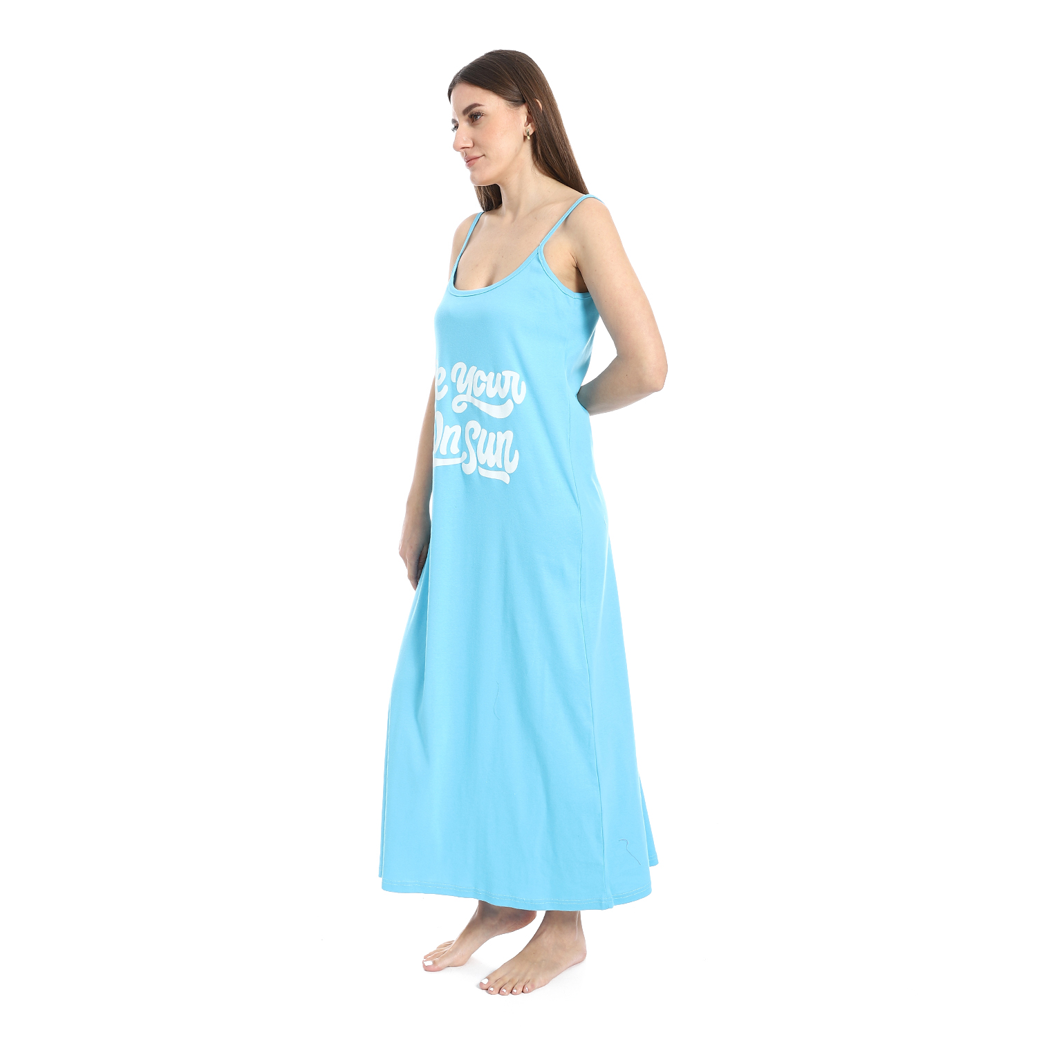 قميص نوم طويل بدون حمالات h06