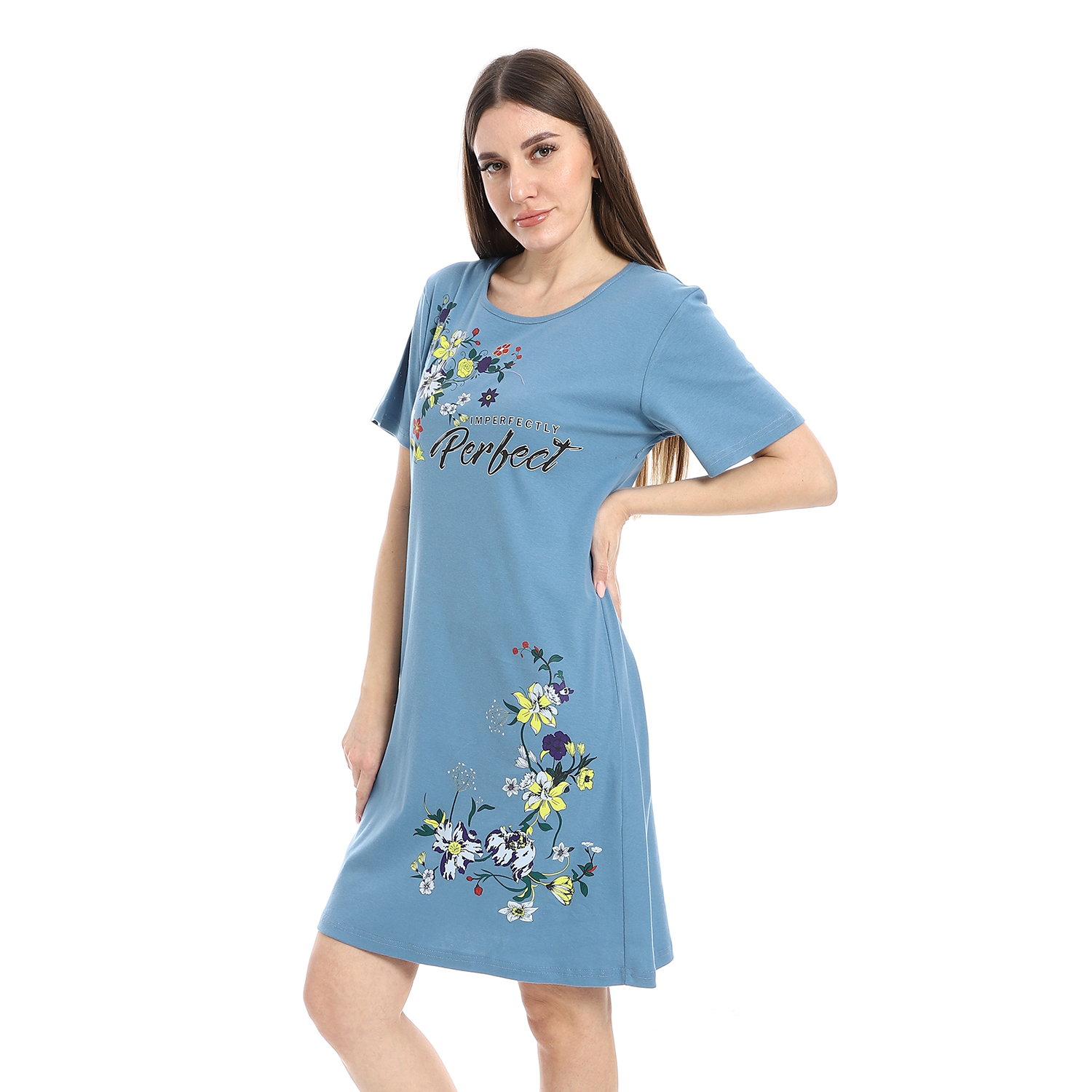 قميص نوم بأكمام قصيرة h07