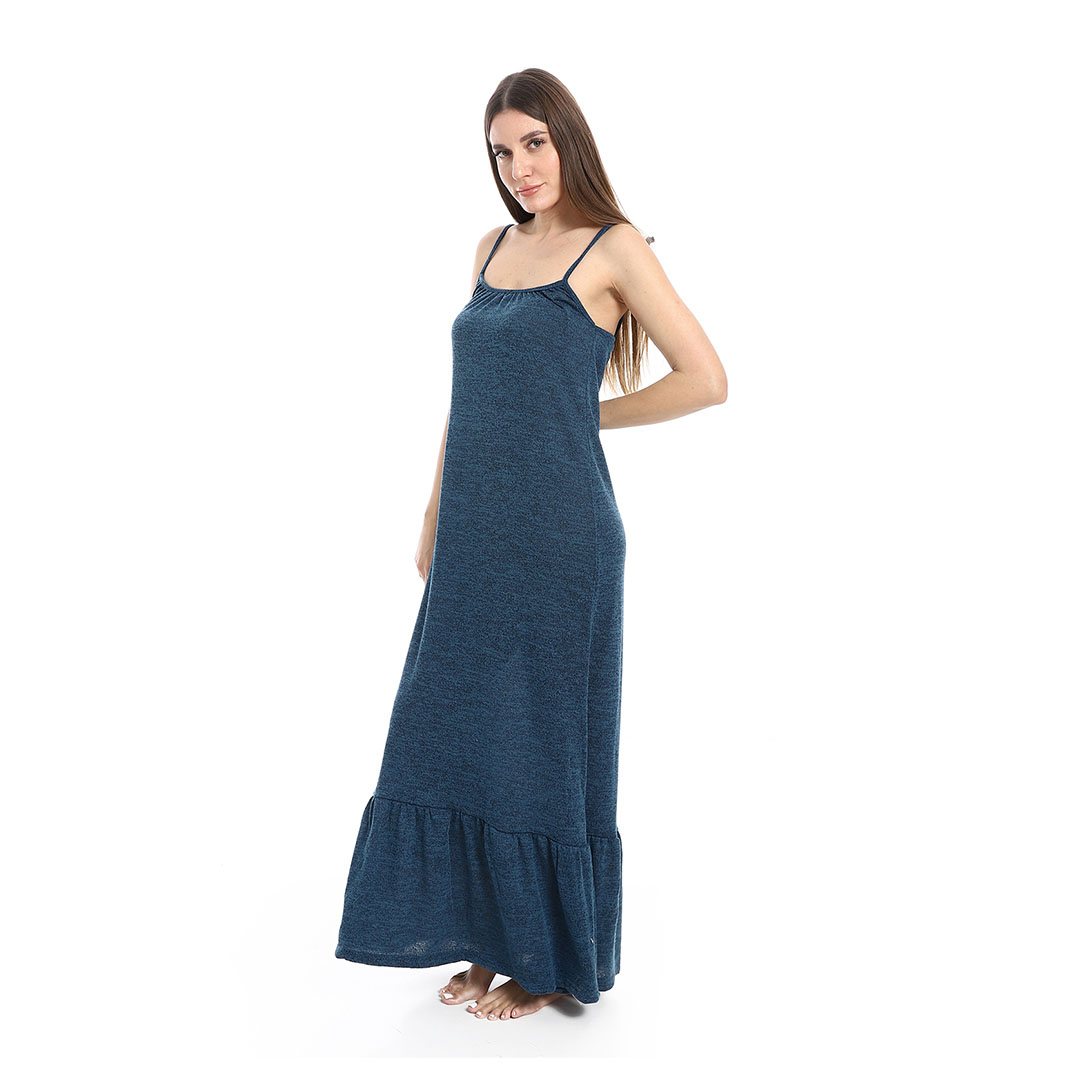 فستان بدون حمالات حريمي - بترولي s2109