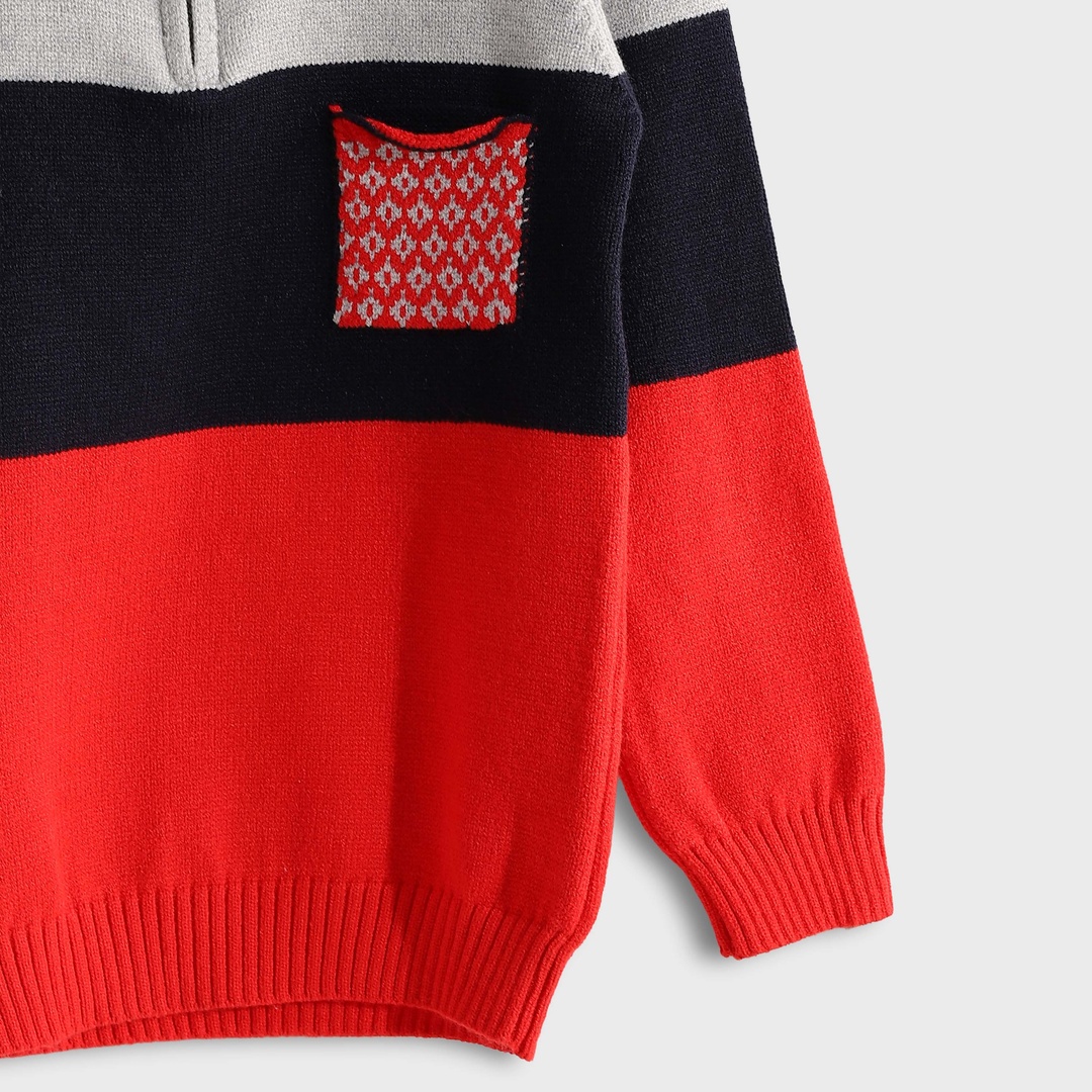 بوكليت أطفال شتوي بجيوب أمامية - 1449