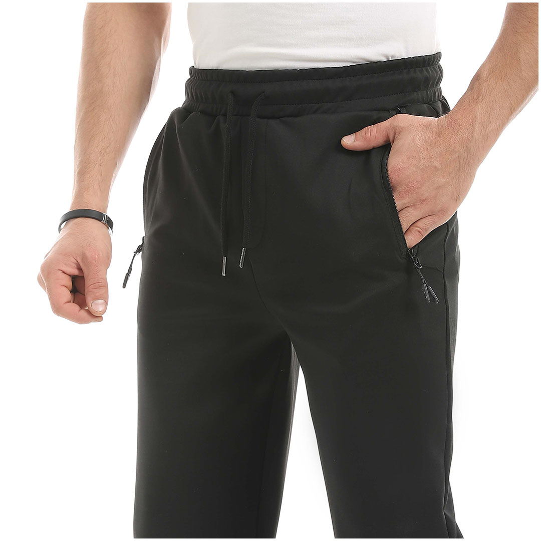 بنطلون بجيب بسوستة وأساور مرنة رجالي