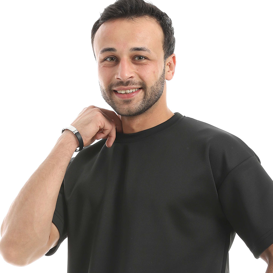 سوت رجالي تيشيرت نصف كم و بنطلون