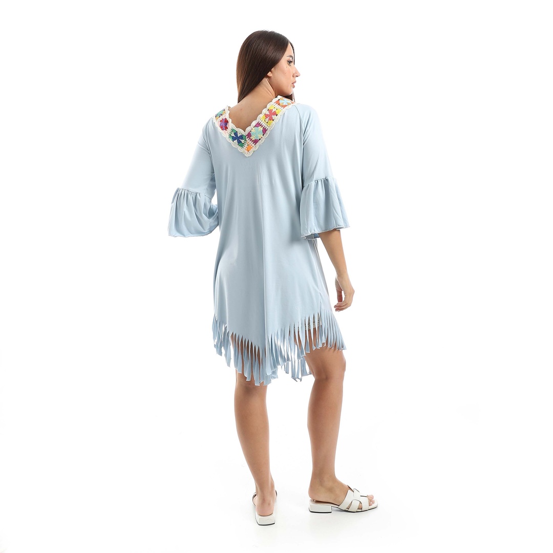 بلوزة طويلة بأكمام طويلة حريمي b39